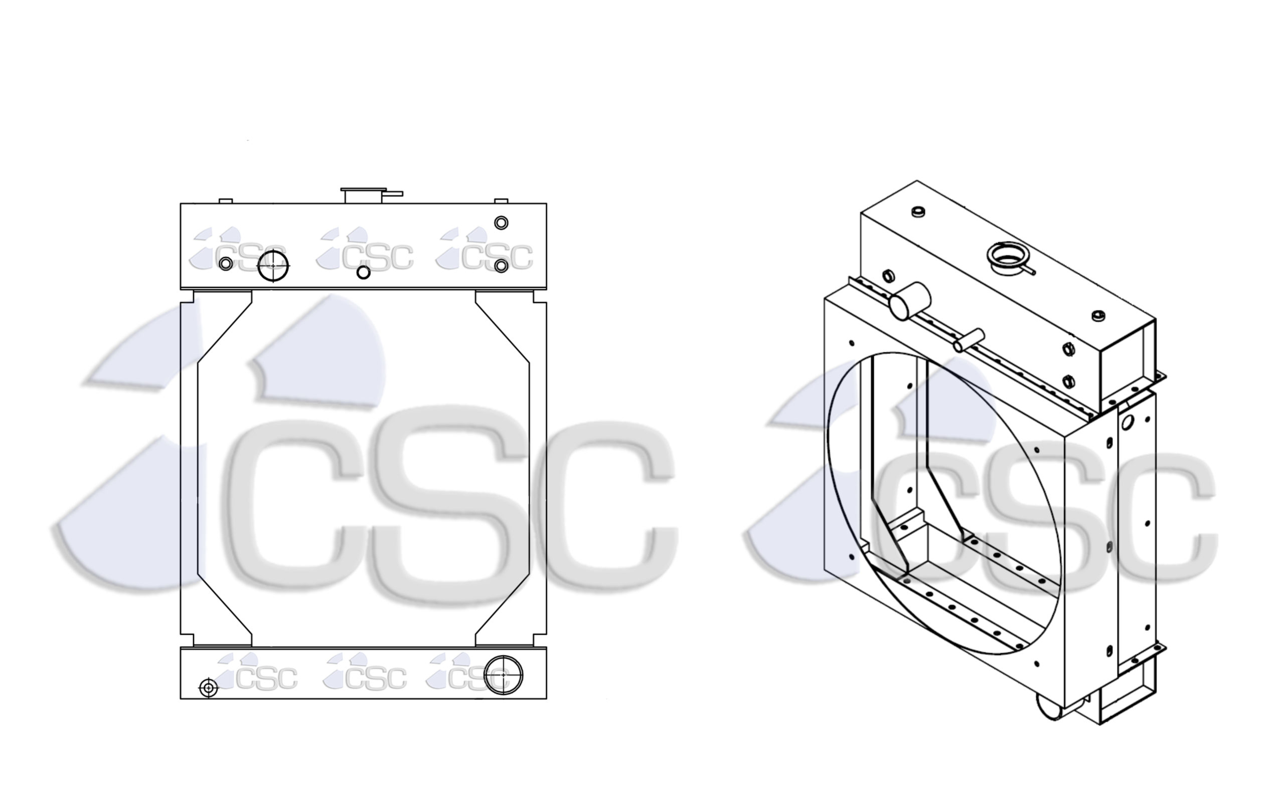 CSC presenta el radiador para FMC Commander 30