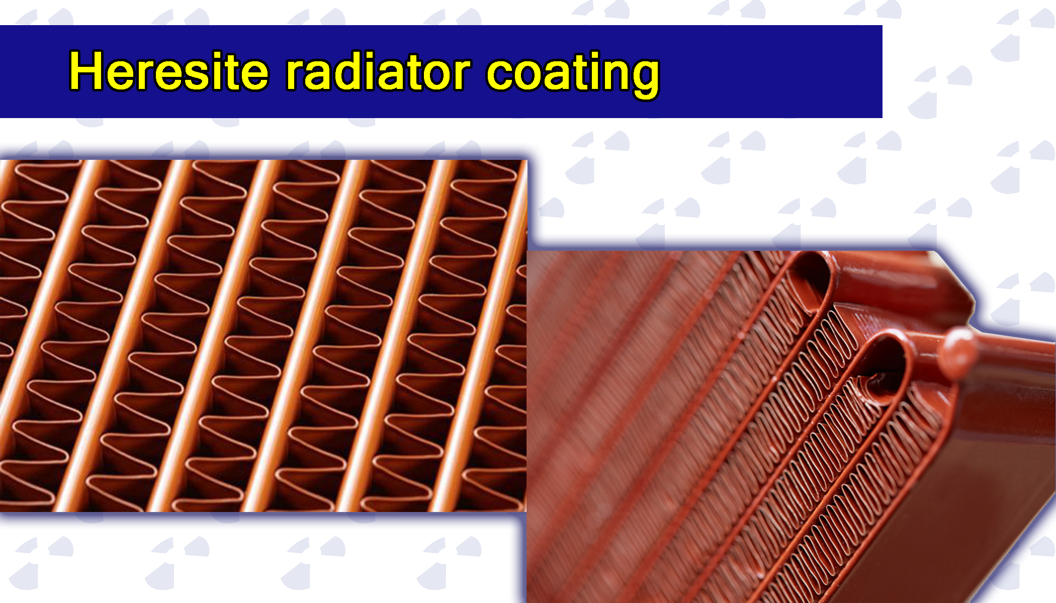 Heresite radiator coating