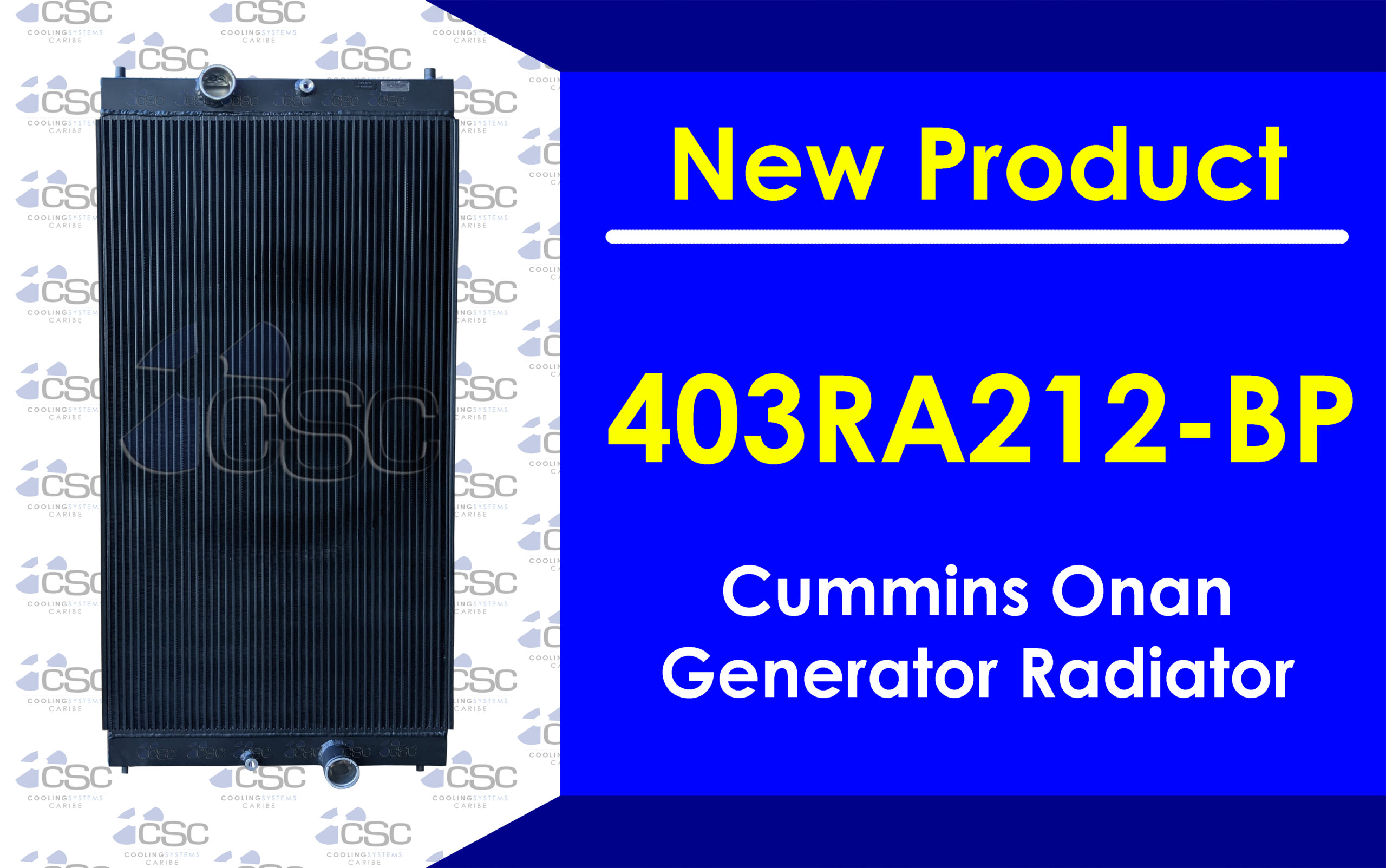 Introducing the 403RA212-BP radiator for QSK15 Cummins 500kw Generator.